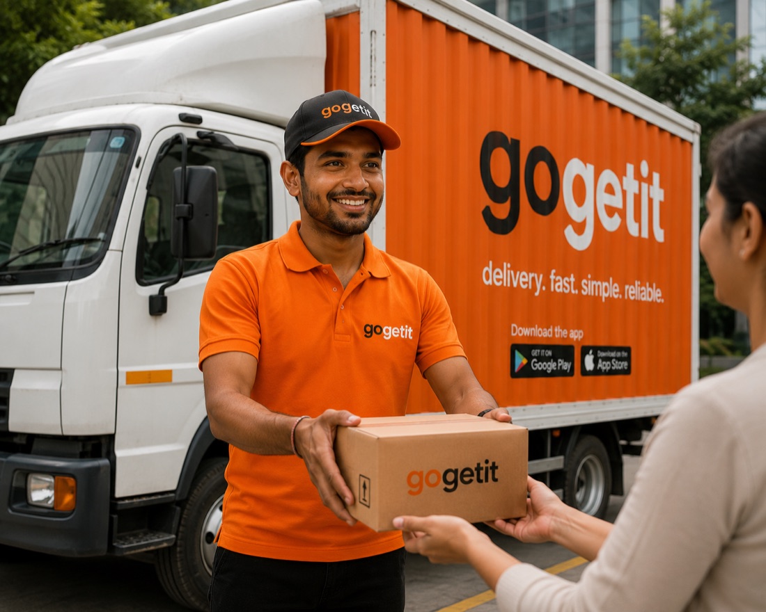 A GoGetit Delivery Hero on the move