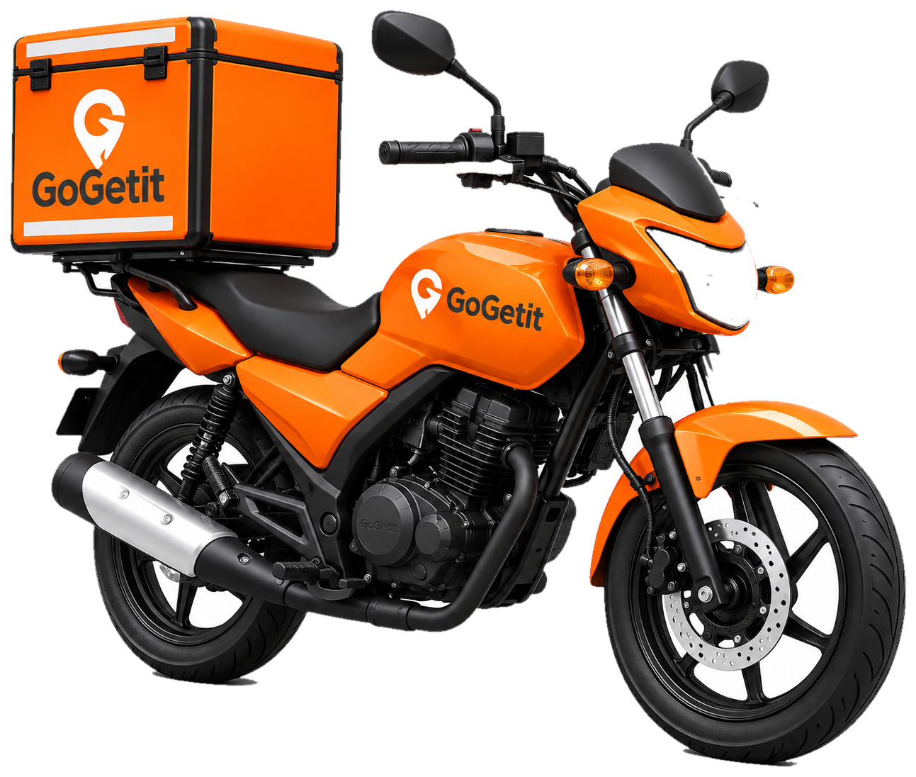 GoGetit delivery motorbike